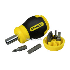 Викрутка тримач насадок HEX 1/4 "Multibit Stubby" : 6 насадок, (Компл. 7 шт.)