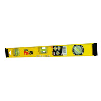 Рівень STANLEY "Pro180" : L= 80 см, 3 капсули- 1 обертова 180* DW