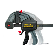 Струбцина самозатискна зі спусковим механізмом Stanley FatMax "XL"  l= 900 мм, сила стиску- 270 кг