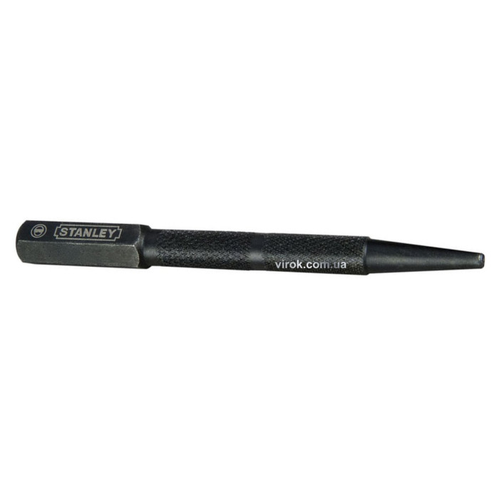 Добійник цільнометалевий Stanley "Nail Set"; Ø= 2,4 мм, l=102 мм