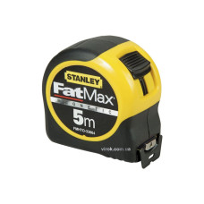 Рулетка STANLEY "FatMax": L= 5 м x 32 мм. пластиковый эргоном. корпус, магнитный наконечник