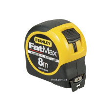 Рулетка STANLEY "FatMax": L= 8 м x 32 мм. пластиковый эргоном. корпус, магнитный наконечник