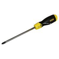 Отвертка крестовая STANLEY "Cushion Grip": "Pozidriv" PZ0 х 60 мм DW