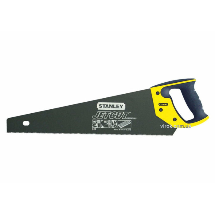 Ножівка по дереву STANLEY "Jet-Cut 2 X Laminator" : L= 450 мм, 11 зубів/1"