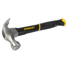 Молоток столярний STANLEY "Fiberglass" : M= 570 г, з скловолоконною ручкою DW