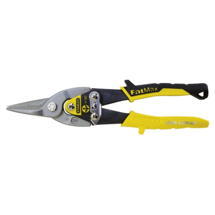 Ножницы по листовому металлу STANLEY "FatMax": L=250 мм, прямые