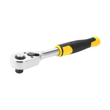 Трещатка STANLEY: квадрат 3/8", 72 Зубцы. шаг 5&deg;, быстроустановленная.