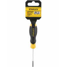 Викрутка плоска STANLEY "Cushion Grip" S/D SLOTTED: 2.5 X 60MM