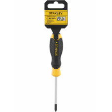 Отвертка крестовая STANLEY "Cushion Grip" S/D "Philips": PH1 X 75MM