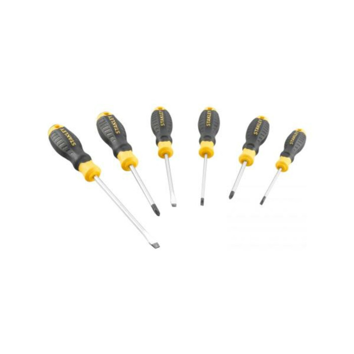 Набор отверток STANLEY "Cushion Grip S/DRIVER": 6 шт