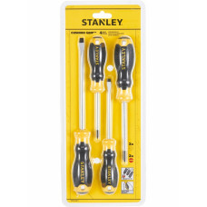 Набор отверток STANLEY "Cushion Grip S/DRIVER": 4 шт прецизионные