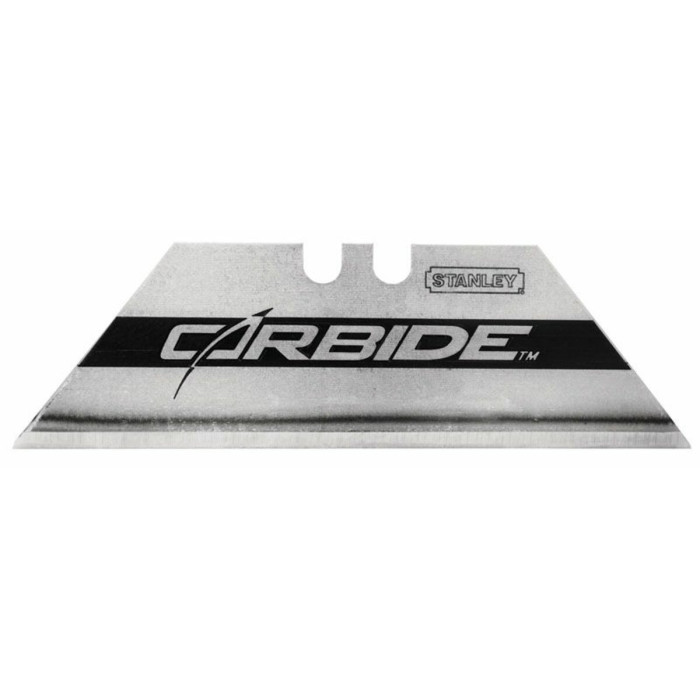 Леза змінні трапецевидні STANLEY "Carbide" : L=  62х19 мм,h= 0.6 мм 10 (Шт/Уп.)
