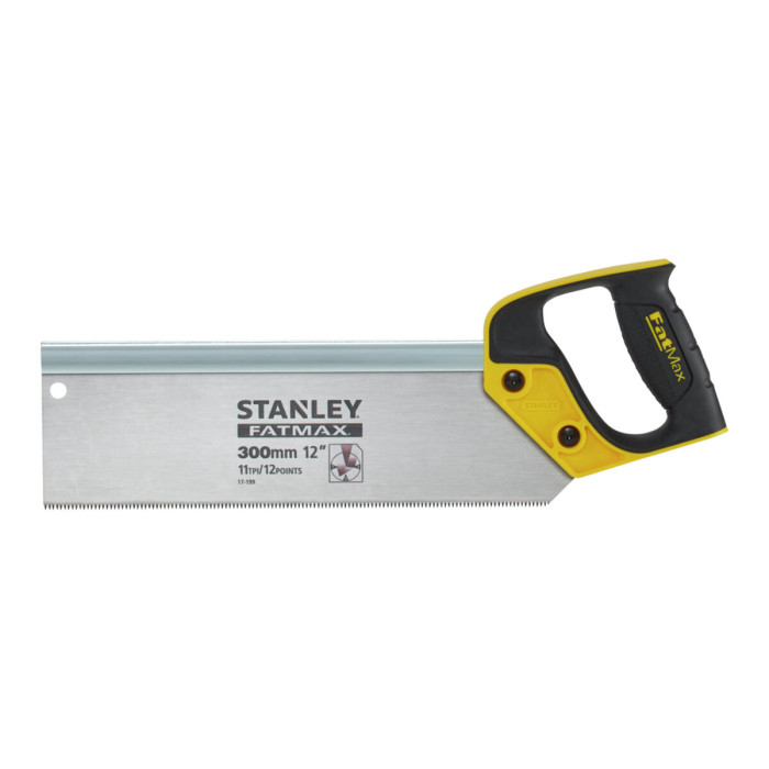 Ножовка по дереву STANLEY "FatMax": L=300 мм, обушечная