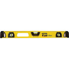 Уровень STANLEY "FatMax I Beam": L=60 см, 3 капсулы, алюминиевый корпус + карандаш, погрешность 0,5 мм/м