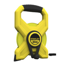 Рулетка STANLEY "Longtape Fiberglass": L=30 м х 12,7 мм, пласт. корпус, полотно з скловолокна