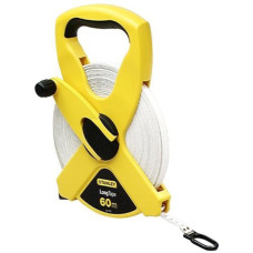 Рулетка STANLEY "Longtape Fiberglass": L=60 м х 12,7 мм, пласт. корпус, полотно з скловолокна