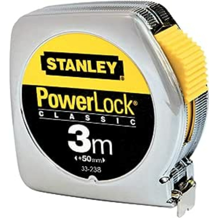 Рулетка "Powerlock" с металлическим корпусом 3 м