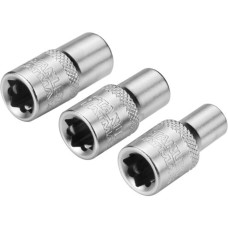 Набор торцевых головок Stanley 1/4" (размер 5, 6, 7) 3 ед.