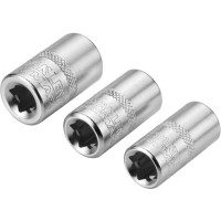 Набор торцевых головок Stanley 1/4" (размер 11, 12, 13) 3 ед.