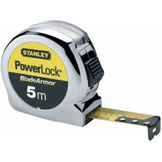 Рулетка STANLEY "Powerlock Blade Armor" : L= 5 м x 25 мм, сталева стрічка з покр. Blade Armor