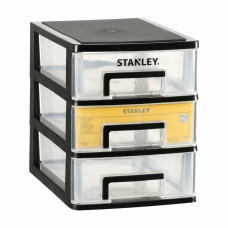 Ящик STANLEY ESSENTIAL L вертикальный с 3 выдвижными секциями, пластмассовый, 34 x 25 x 32 см