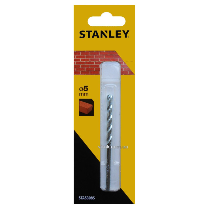 Свердло по цеглі STANLEY : Ø= 5 x 85 /50 мм