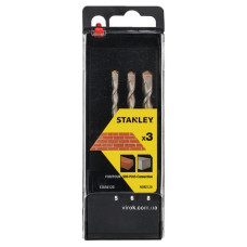 Набір свердл по бетону STANLEY : SDS+, Ø= 5, 6, 8 мм. 3 шт.