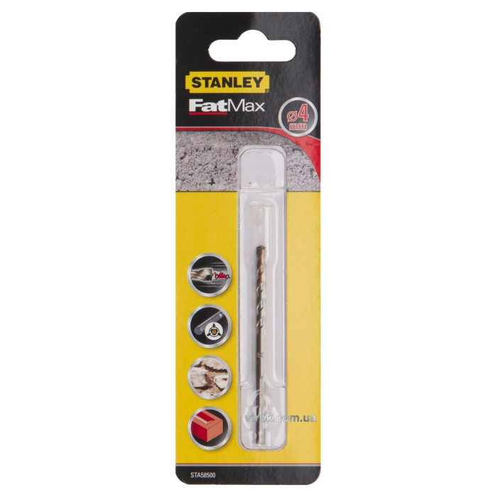 Сверло по кирпичу STANLEY FATMAX Ø = 4 x 75 /35 мм