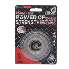 Лента автомобильная 2-сторонняя VIROK Power of strength; 19 мм х 5 м [10]