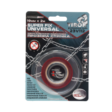 Стрічка 2-стороння акрилова VIROK Super Fix Universal: 19 мм х 2 м [30]
