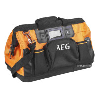 Сумка для инструментов полиэстеровая AEG: 8 внутренних секций, 7 наружных карманов, 42 х 23 х 30 см.
