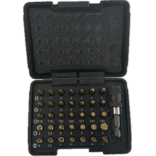 Набор отверточных насадок Isotin USH: 1/4", PH-PZ-Torx-HEX-SL + магнитный держатель, 36 элем.