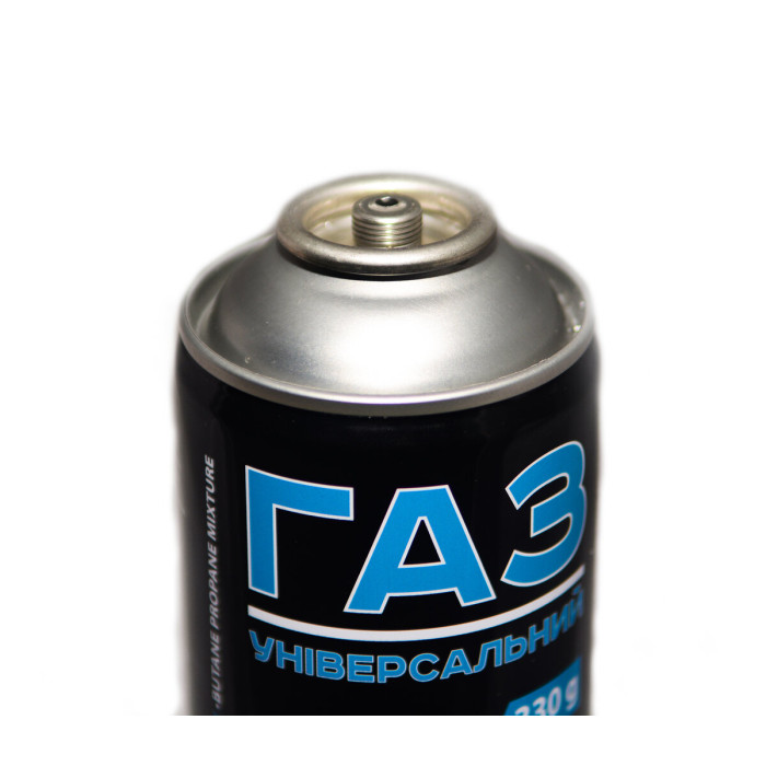 Баллон газовый 1-разовый VIROK с резьбой (7/16) 330g/562ml. (EN417) [24]
