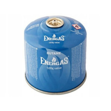 Балон газовий 1-разовий ENERGAS з різьбою (7/16) 500g/870ml. для плит/кемпінгу (EN417) BUTAN [12]