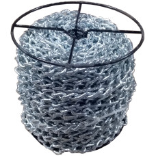 Ланцюг кручений ланкою оцинкований ТМ "VIROK" DIN 5686; Ø= 4 мм, 25 кг, l= 76 м ± 1,0% (TR)
