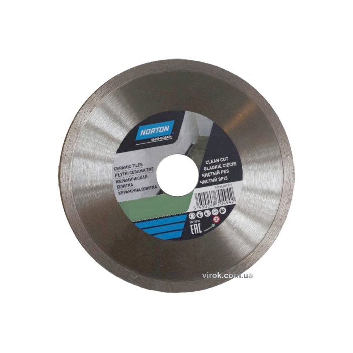 Диск алмазный NORTON-DIY CERAMIC TILES для керамики: Ø= 115/ 22.23 мм