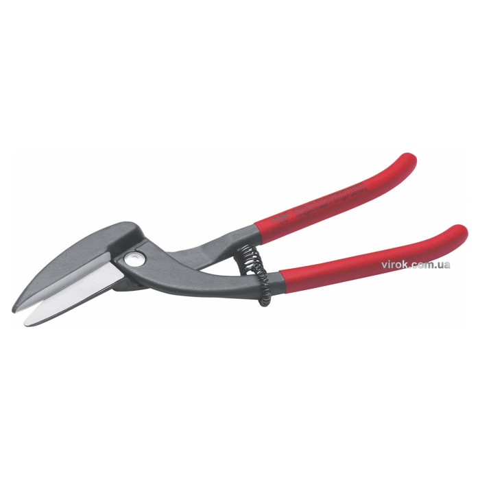 Ножиці для листового металу NWS "Пелікан" : прямі, t= 1-1.2 мм, леза L= 60 мм, H= 350 мм