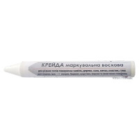 Мел маркировочный VIROK: белый, 13x120 мм. восковая для разных поверхностей. блистер 2 шт.