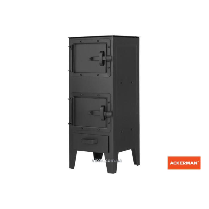 Печь ACKERMAN W2 с шамотом, 6 кВт, 28 кг, 300х700х350 мм, прямоугольная