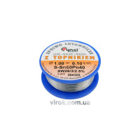 Припій Sn60-Pb40 дротяний на котушці VOREL : Ø=1мм, m=100 г  [30]