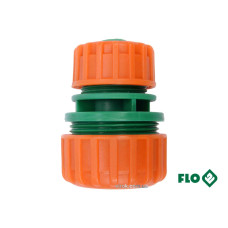 Муфта сполучна 2-х водяних шлангів 1/2"-3/4" FLO пластикова [30/240]