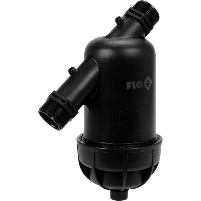 Фільтр водяний для зрошувальних систем FLO з гвинов. приєднанням- 1,5", фільтр- 130 мкм, 0,8 MPa [9]