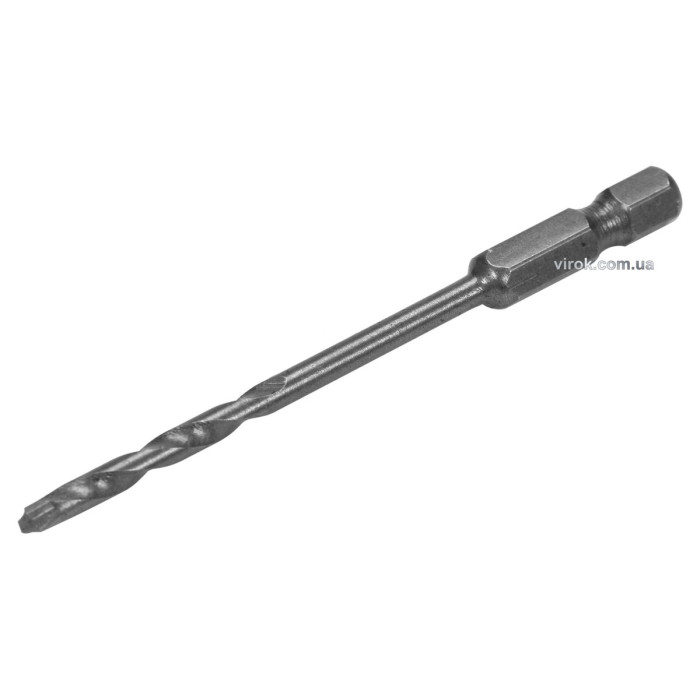 Свердло універсальне STHOR : YG6X, з 6-гран. хвостовиком-1/4", Ø= 4 мм, l= 80/30 мм(DW)