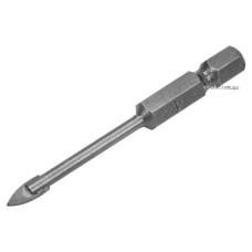 Свердло по склу і кераміці STHOR : YG6X, HEX-1/4", Ø= 4 x 60 мм [125/500]