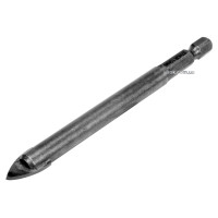 Сверло по стеклу и керамике STHOR: YG6X, HEX-1/4", &Oslash;= 10 x 100 мм [125]