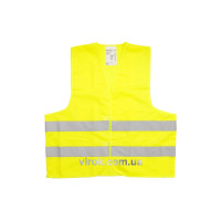 Жилет сигнальний VOREL жовтий, розм. XXXL [100]