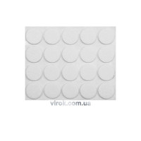 Протектор самоклеючий антиковзкий VOREL, 20мм набір 20шт. (білі) [60/720]