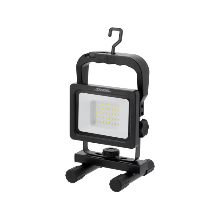 Прожектор переносний SMD LED діодний STHOR від Li-Ion акумул 3.7V 4.4 АГ  P= 20Вт, світл. P= 2000 lm