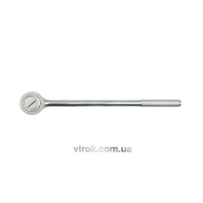 Трещатка VOREL к торцевым головкам, квадрат 3/4", L= 500 мм, 24T, с металлической ручкой [10]