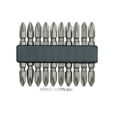Насадка викруткова двостороння VOREL : PH2 x 60 мм, Cr-V. 10 (Шт/Уп.) [25/100]